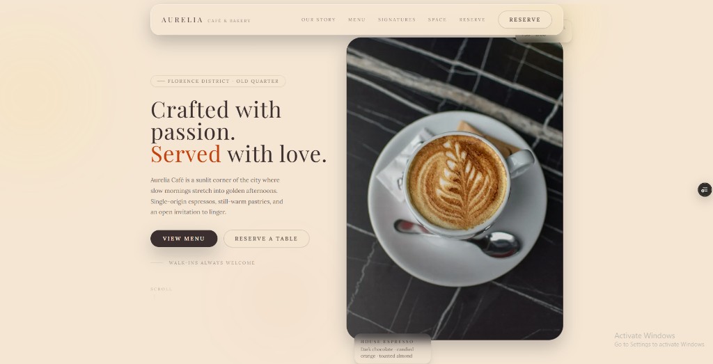 Restaurant & Café — preview